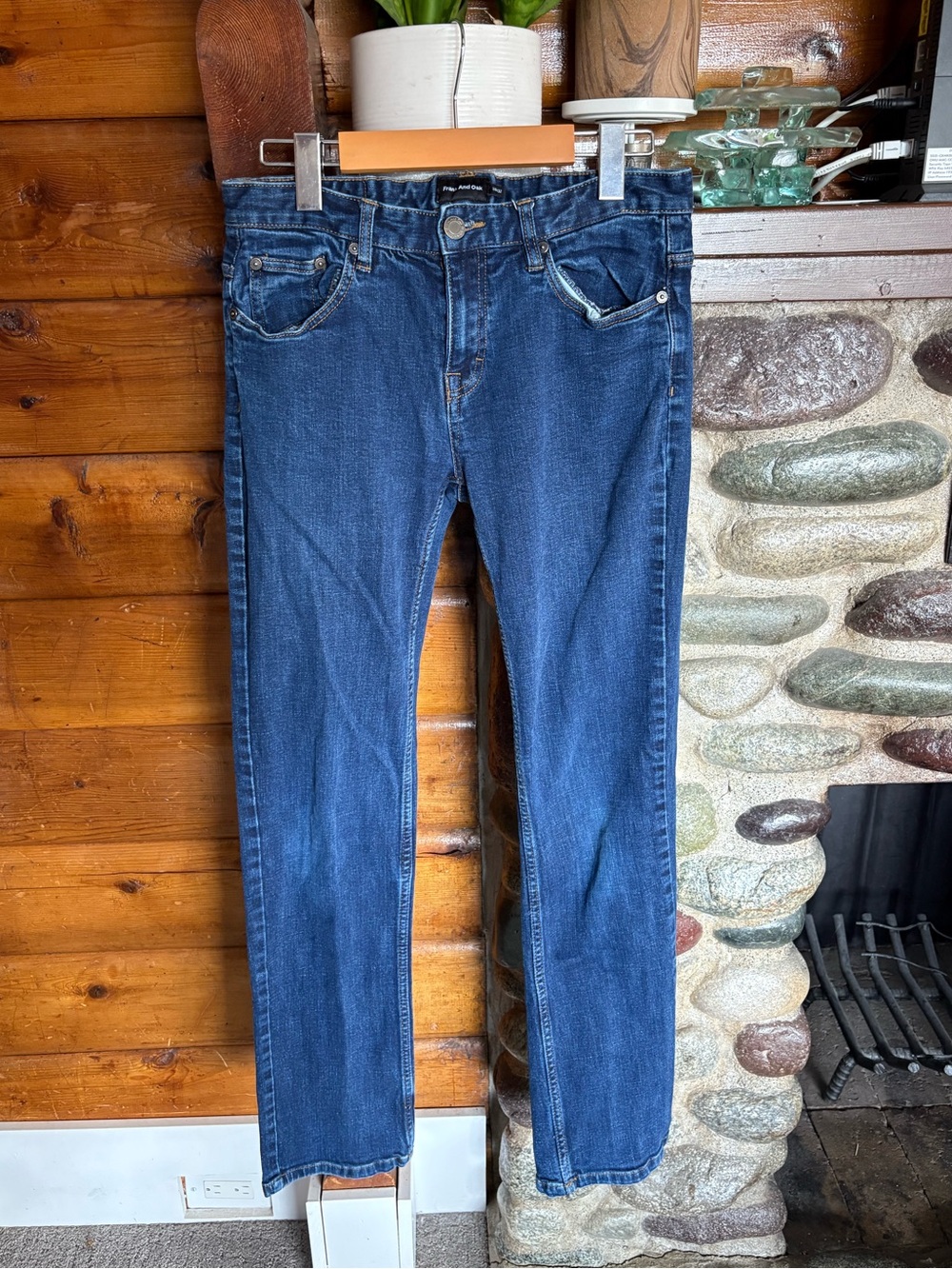 Frank And Oak Men’s Jeans Miles Straight Leg Jeans 28x32 Stretch Denim Canadian